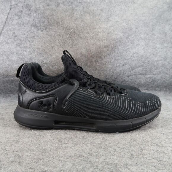Under Armour Shoes Mens 11 Hovr Rise 2 Cross Training Athletic Sneaker Black Low